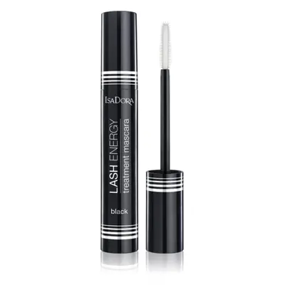 IsaDora Lash Energy Treatment tápláló szempillaspirál dús hatásért árnyalat 01 Black 14 ml