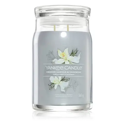 Yankee Candle Smoked Vanilla & Cashmere illatgyertya Signature 567 g