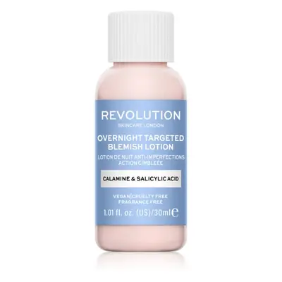 Revolution Skincare Blemish Calamine & Salicylic Acid helyi ápolás pattanásos bőrre éjszakára 30