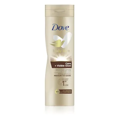 Dove Body Love önbarnító tej testre árnyalat Medium To Dark 250 ml