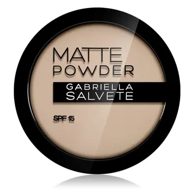 Gabriella Salvete Matte Powder mattító púder SPF 15 árnyalat 02 8 g