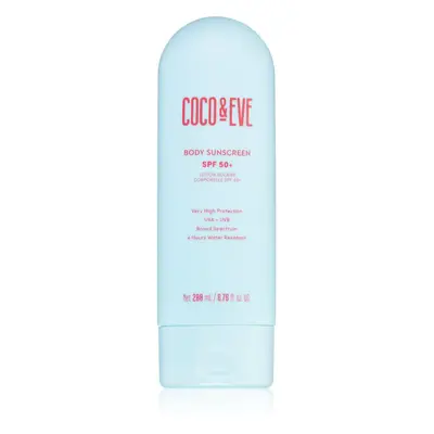 Coco & Eve SPF 50+ Body Sunscreen gyengéd védő folyadék SPF 50+ 200 ml