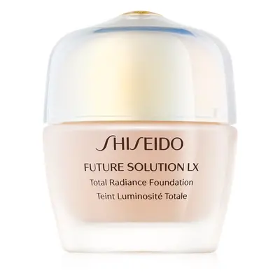 Shiseido Future Solution LX Total Radiance Foundation fiatalító make-up SPF 15 árnyalat Golden 3