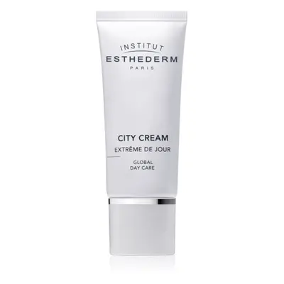 Institut Esthederm City Cream Protective Day Cream védő nappali krém a negatív környezeti hatáso