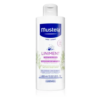 Mustela Bébé Liniment tisztító tej gyermekeknek születéstől kezdődően 400 ml