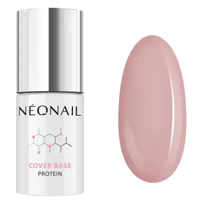 NEONAIL Cover Base Protein bázis lakk zselés műkörömhöz árnyalat Natural Nude 7,2 ml