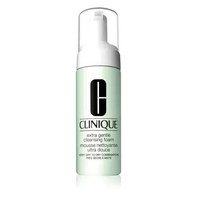 Clinique Extra Gentle Cleansing Foam finoman tisztító hab száraz és nagyon száraz bőrre 125 ml