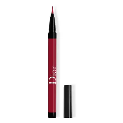 DIOR Diorshow On Stage Liner szemhéjtus tollban vízálló árnyalat 771 Matte Burgundy 0,55 ml