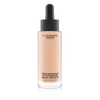 MAC Cosmetics Studio Waterweight SPF 30 Foundation könnyű hidratáló alapozó SPF 30 árnyalat NW 2