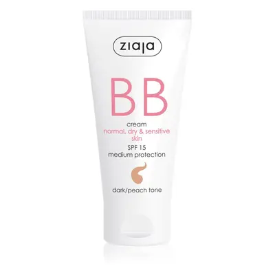 Ziaja BB Cream BB krém normál és száraz bőrre árnyalat Dark Peach 50 ml