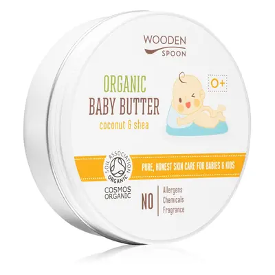 WoodenSpoon Organic Coconut & Shea testvaj gyermekeknek születéstől kezdődően 100 ml