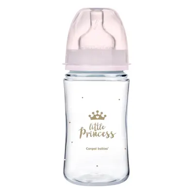 Canpol babies Royal Baby cumisüveg 3m+ Pink 240 ml