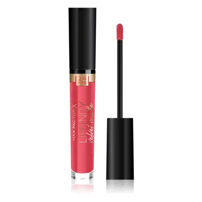 Max Factor Lipfinity Velvet Matte mattító folyékony rúzs árnyalat 025 Red Luxury 3,5 ml