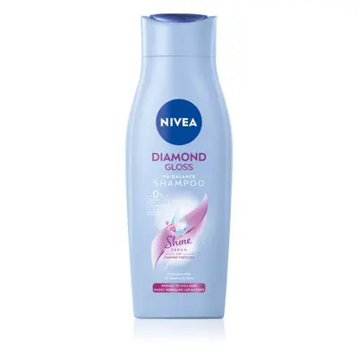 Nivea Diamond Gloss ápoló sampon a fénytelen fáradt hajra 400 ml