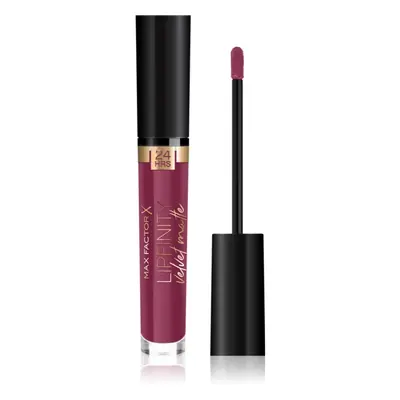 Max Factor Lipfinity Velvet Matte mattító folyékony rúzs árnyalat 050 Saint Berry 3,5 ml