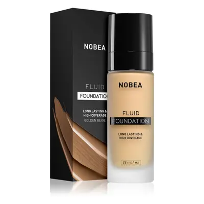 NOBEA Day-to-Day Fluid Foundation tartós alapozó árnyalat 03 Golden beige 28 ml