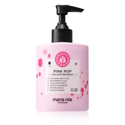 Maria Nila Colour Refresh Pink Pop gyengéd tápláló maszk tartós színes pigmentekkel 4 – 10 alkal