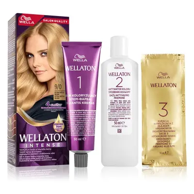 Wella Wellaton Intense tartós hajfesték Argán olajjal árnyalat 9/0 Very Light Blonde 1 db