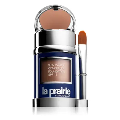 La Prairie Skin Caviar Concealer Foundation alapozó és korrektor SPF 15 árnyalat Peche (SPF 15) 