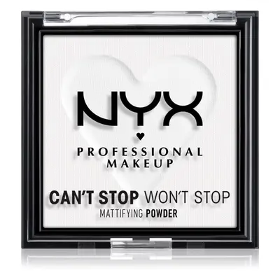 NYX Professional Makeup Can't Stop Won't Stop Mattifying Powder mattító púder árnyalat 11 Bright