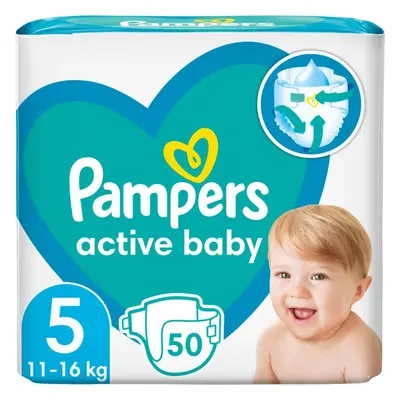 Pampers Active Baby Size 5 eldobható pelenkák 11-16 kg 50 db