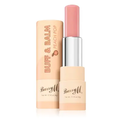 Barry M Buff & Balm kisimító ajakbalzsam dús hatásért árnyalat Peach Pop 4 ml