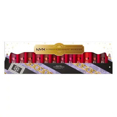 NYX Professional Makeup Limited Edition Xmass Mrs Claus Oh Deer Matte Lip Vault rúzs szett (matt