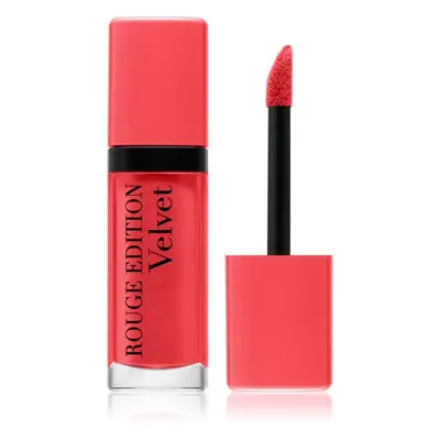 Bourjois Rouge Edition Velvet folyékony rúzs matt hatással árnyalat 04 Peach Club 7.7 ml