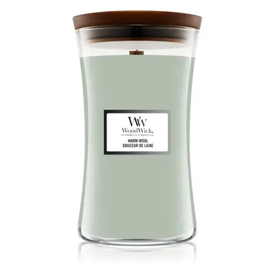 Woodwick Warm Wool illatgyertya fa kanóccal 610 g