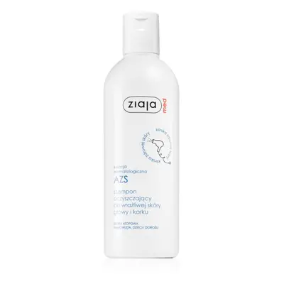 Ziaja Med Atopic Dermatitis Care finom állagú tisztító sampon érzékeny fejbőrre 300 ml