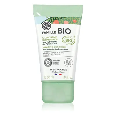 Yves Rocher FAMILLE BIO bőrmegújító ápolás arcra, kézre és testre with Organic Apple 50 ml