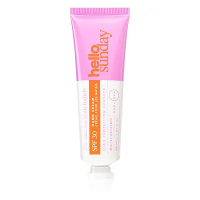 hello sunday the one for your hands kézvédő krém SPF 30 30 ml