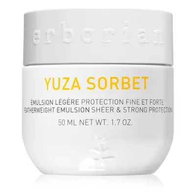 Erborian Yuza Sorbet könnyű emulzió, amely védelmet nyújt a külső hatásoktól 50 ml