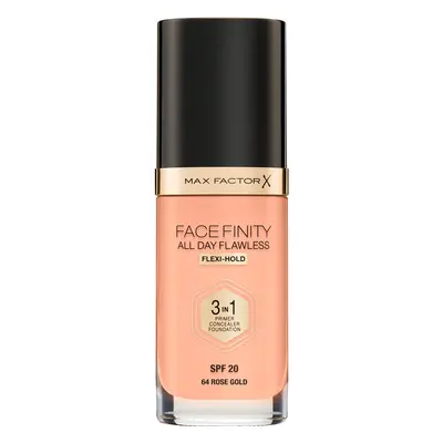 Max Factor Facefinity All Day Flawless tartós alapozó SPF 20 árnyalat 64 Rose Gold 30 ml