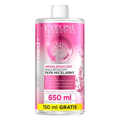 Eveline Cosmetics FaceMed+ tisztító micellás víz 650 ml