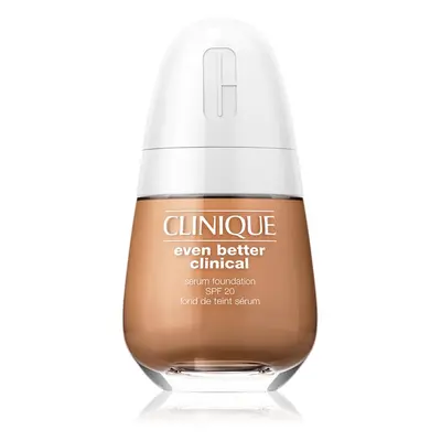 Clinique Even Better Clinical Serum Foundation SPF 20 ápoló alapozó SPF 20 árnyalat 124 Sienna 3