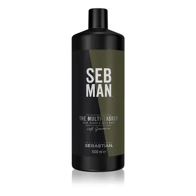 Sebastian Professional SEB MAN The Multi-tasker sampon hajra, szakállra és testre 1000 ml