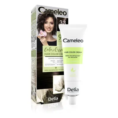 Delia Cosmetics Cameleo Color Essence hajfesték tubusban árnyalat 3.3 Chocolate Brown 75 g