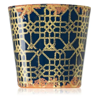 Wax Design Lattice Midnight Blue Spa Water illatgyertya 10x10 cm