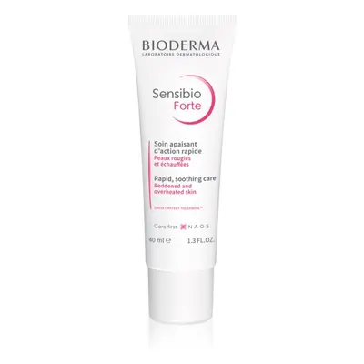 Bioderma Sensibio Forte hidratáló és nyugtató krém Érzékeny, bőrpírra hajlamos bőrre 40 ml