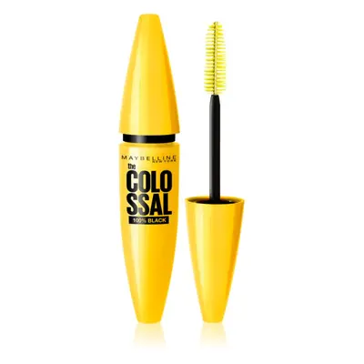 Maybelline The Colossal 100% Black dúsító szempillaspirál árnyalat Black 10.7 ml