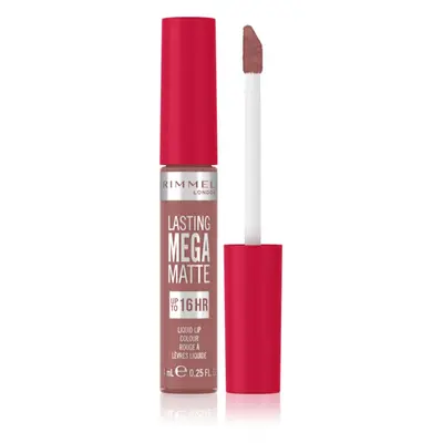 Rimmel Lasting Mega Matte matt folyékony állagú ajakrúzs 16 h árnyalat Strapless 7,4 ml