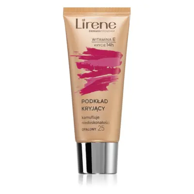 Lirene Vitamin E fedő hatású folyékony alapozó árnyalat 25 Tanned 30 ml