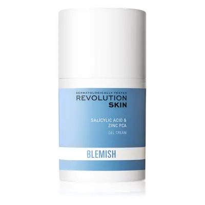 Revolution Skincare Blemish Salicylic Acid & Zinc PCA hidratáló géles krém zsíros és problémás b