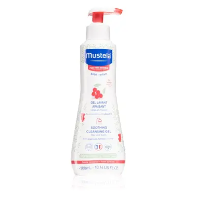 Mustela Bébé nyugtató tisztító gél gyermekeknek születéstől kezdődően 300 ml