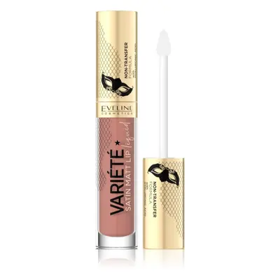 Eveline Cosmetics Variété matt folyékony állagú ajakrúzs árnyalat 01 Caramel Cake 4,5 ml