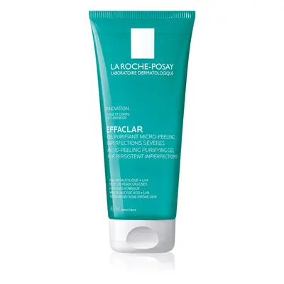 La Roche-Posay Effaclar tisztító peelinges gél zsíros és problémás bőrre 200 ml