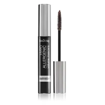 IsaDora Hypo-Allergenic Mascara formázó szempillaspirál érzékeny szemre árnyalat 32 Brown 10 ml