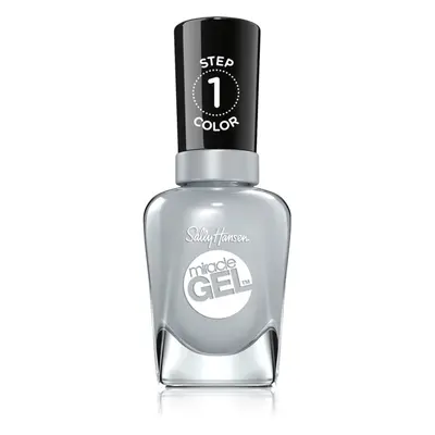 Sally Hansen Miracle Gel™ géles körömlakk UV/LED lámpa használata nélkül árnyalat 260 Greyfitti 