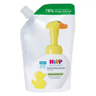 Hipp Babysanft Sensitive tisztító hab utántöltő 250 ml